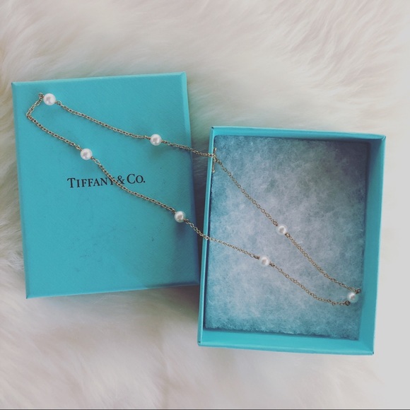 Tiffany & Co. Jewelry - Tiffany & Co. Pearls by the Yard 18k Necklace